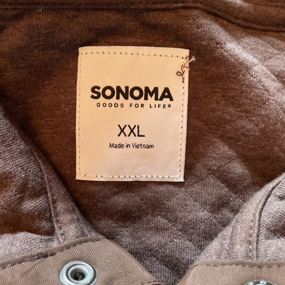 Men’s XXL Sonoma Quarter Snap Fleece - Picture 3 of 5